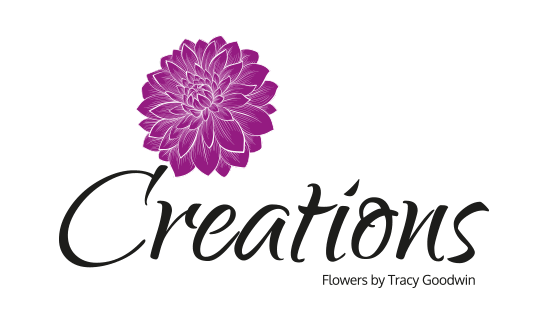 Lilac Flower Logo - Creations Flowers. Fresh Flowers for Delivery / Collection Bedfordshire