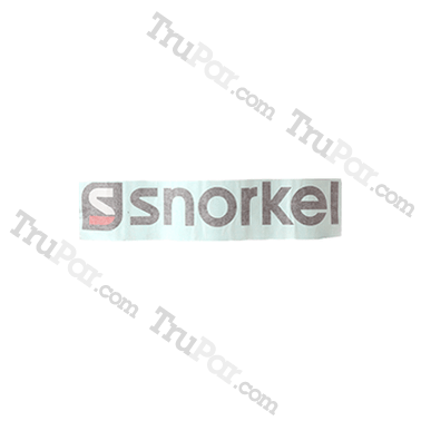 Snorkel Logo - 0074908 Snorkel Logo 5.00 Decal: Snorkel
