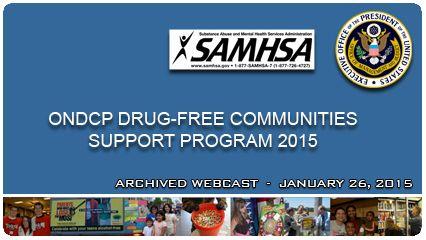 ONDCP Logo - ONDCP Drug-Free communities Support Program 2014