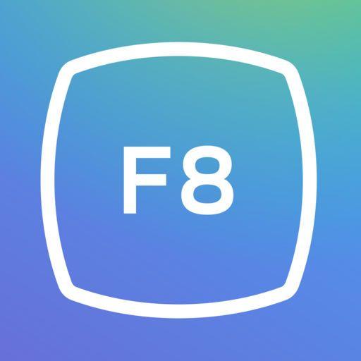 F8 Logo - F8 iOS Icon - UpLabs