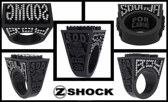 SODMG Logo - ZShock X SODMG Custom Punch Ring
