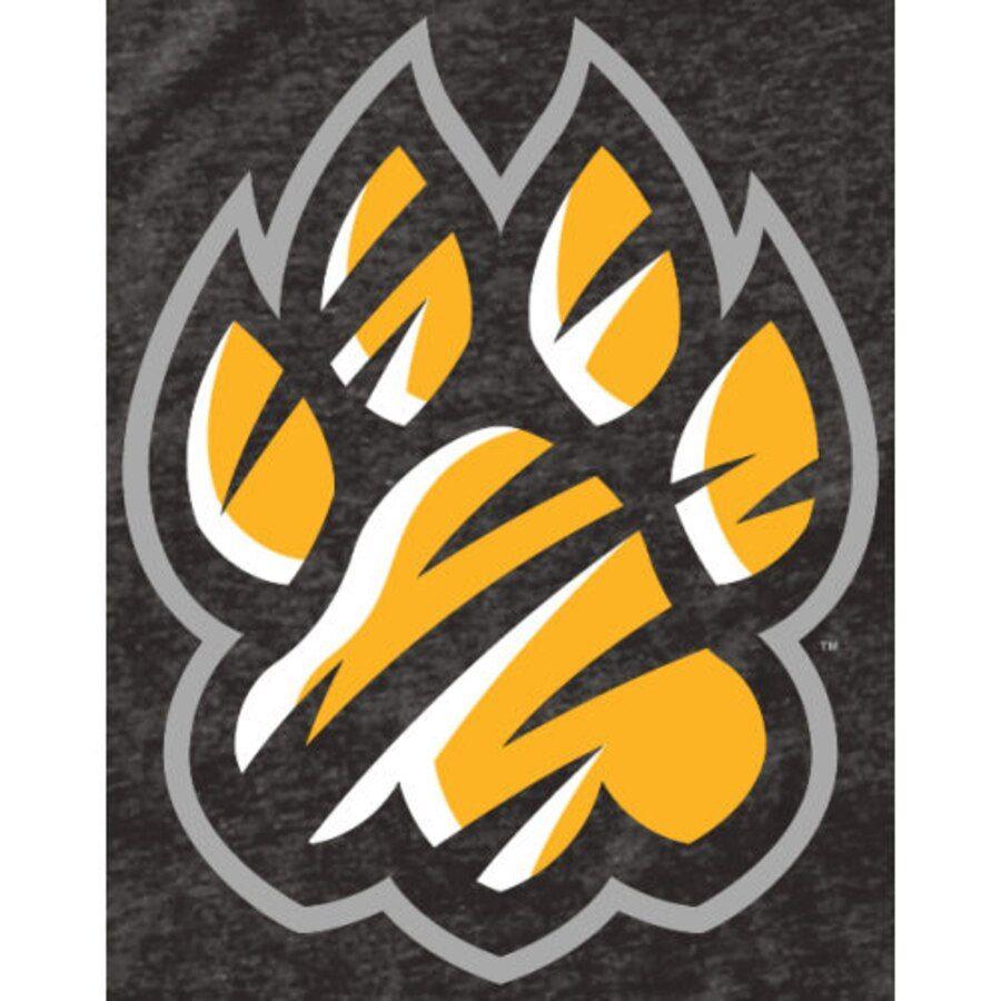 Towson Logo - Towson Tigers Black Auxiliary Logo Tri Blend T Shirt