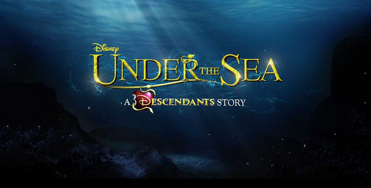 Mal Logo - Descendants' Mal and Uma Are Going Under the Sea… - D23