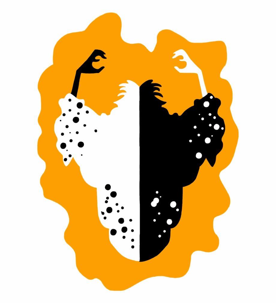 Mal Logo - Cruella De Vil, Mal, Maleficent, Yellow, Logo Png Image