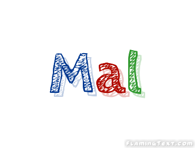 Mal Logo - Mal Logo. Free Name Design Tool from Flaming Text