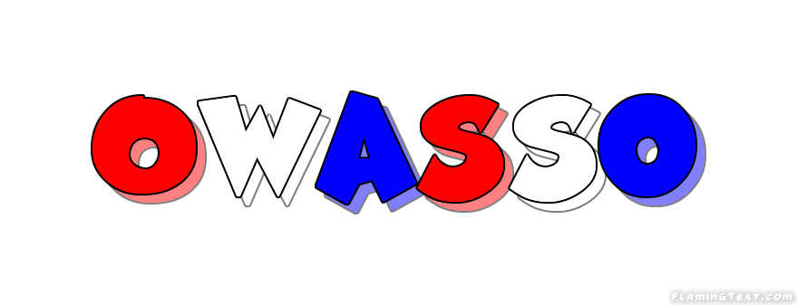 Owasso Logo - United States of America Logo. Free Logo Design Tool from Flaming Text