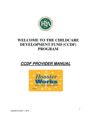 CCDF Logo - Indiana Ccdf Provider Manual - Fill Online, Printable, Fillable ...