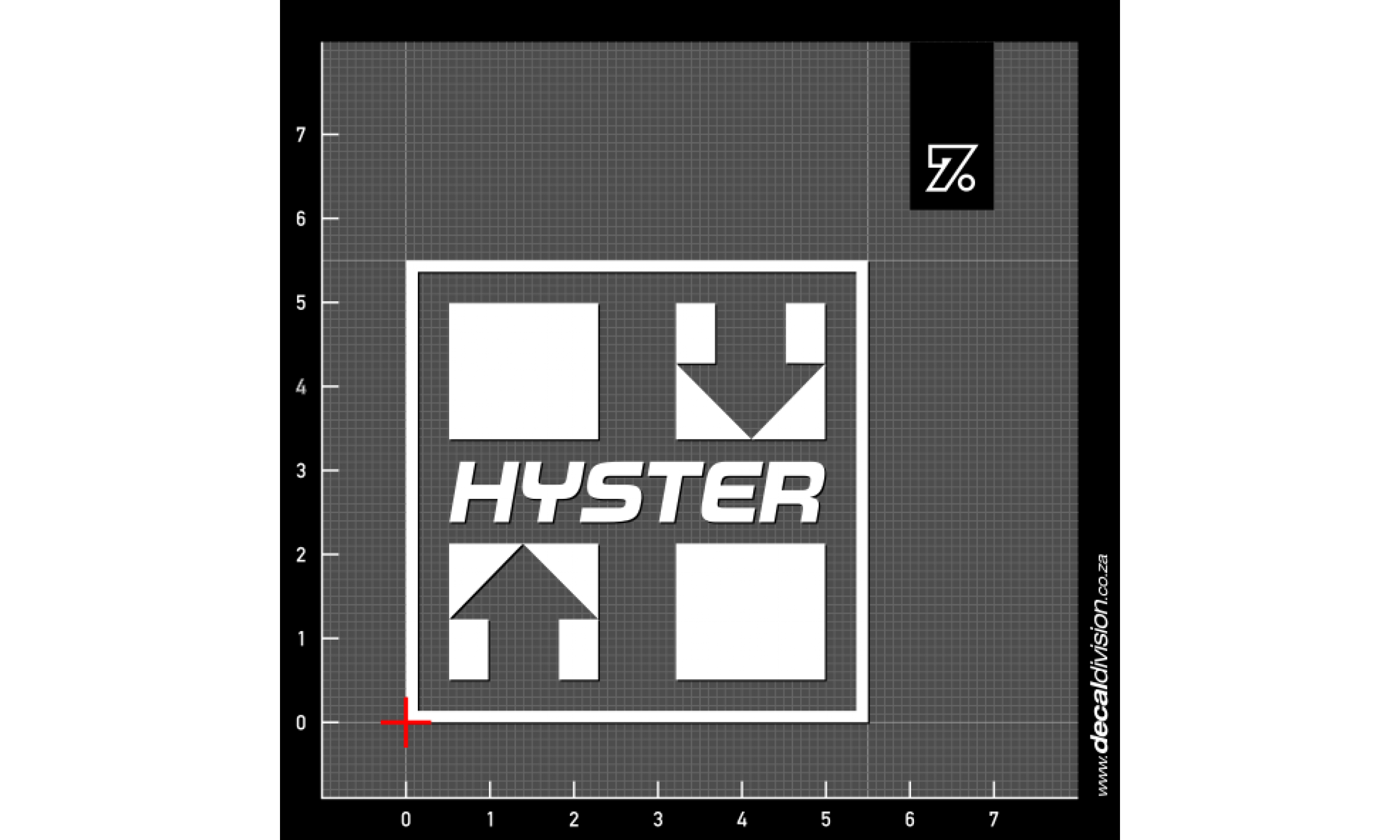 Hyster Logo - Hyster Logo Sticker