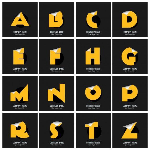 Alphabet Logo - Alphabet logo collection Vector | Free Download