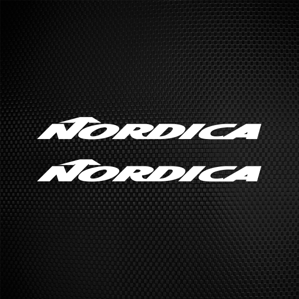 Nordica Logo - Simple color vinyl Nordica Logo | Stickers Factory