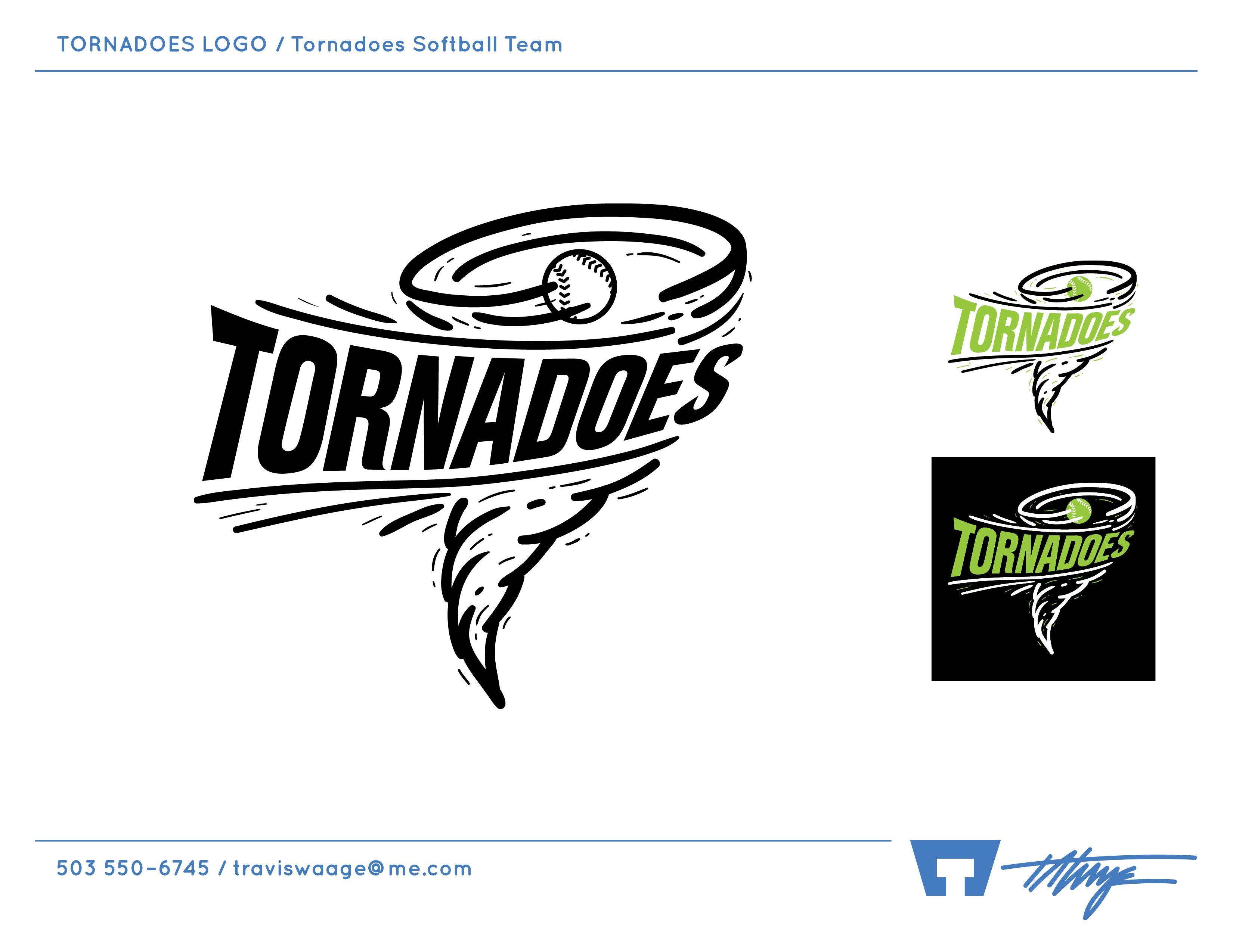 Tornadoes Logo - TORNADOES LOGO / Tornadoes Softball Team. Work Samples. Sports