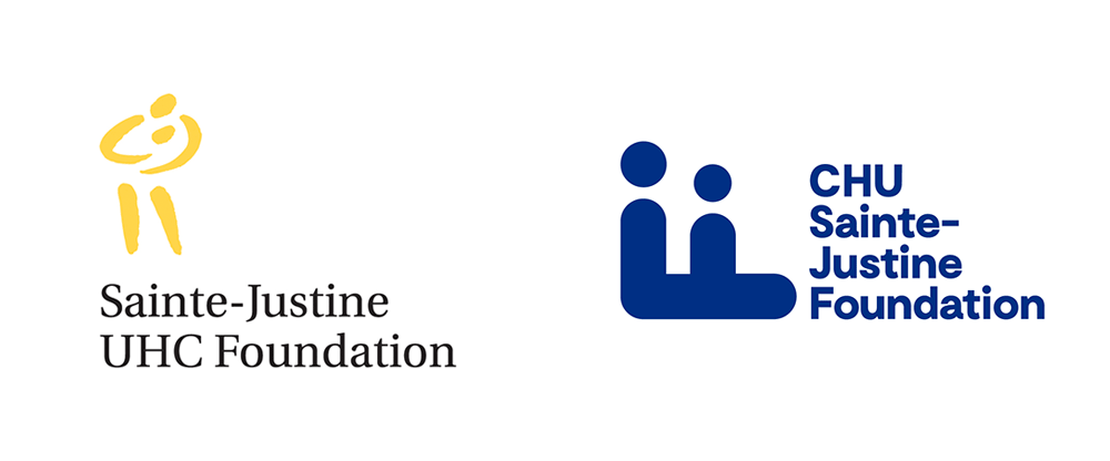 Ste Logo - Brand New: New Logo And Identity For Fondation CHU Sainte Justine