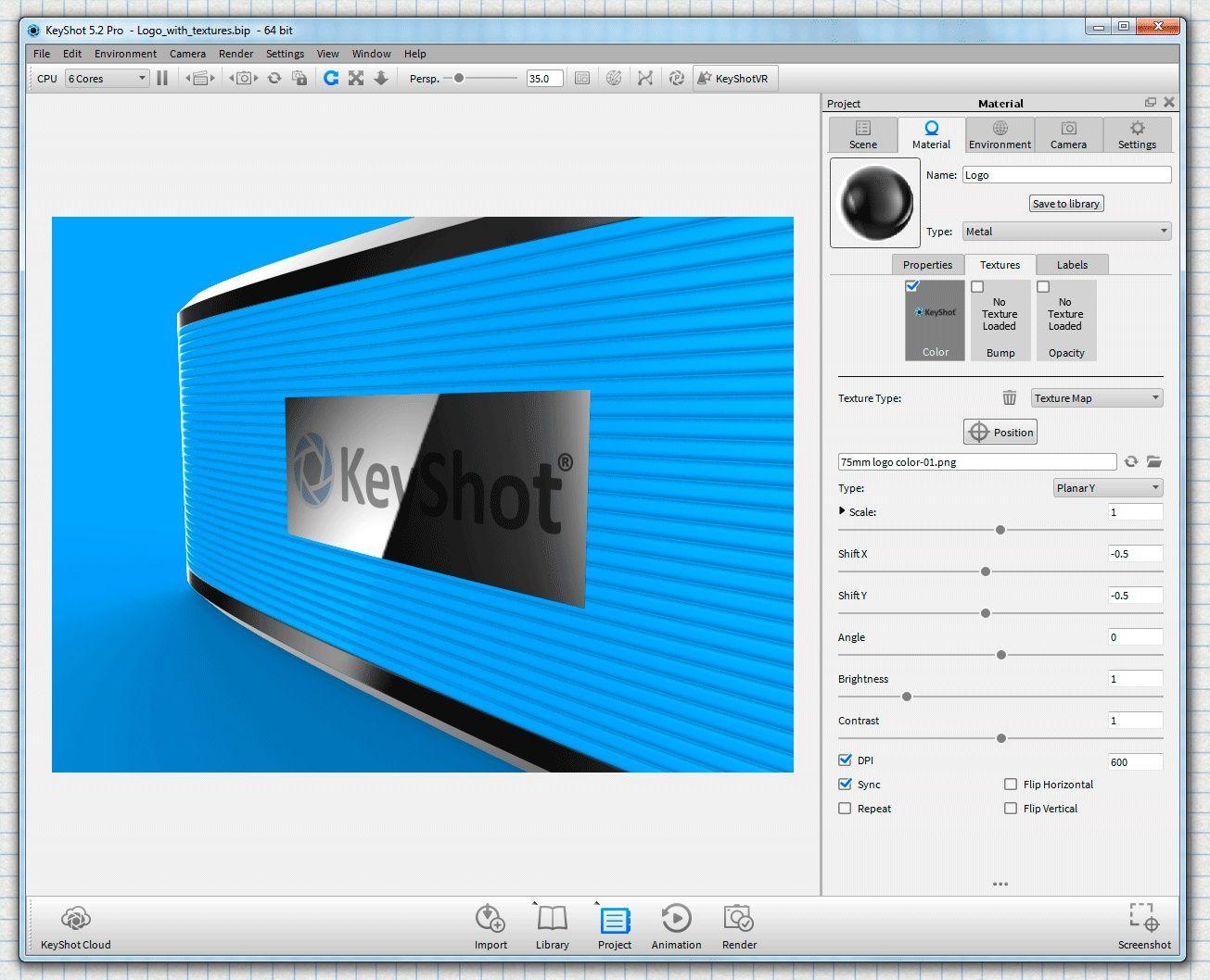 KeyShot Logo - How To Add A Textured Logo in KeyShot