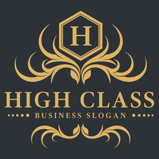 Class Logo - Letter h - high class luxury logo template Vector | Premium Download