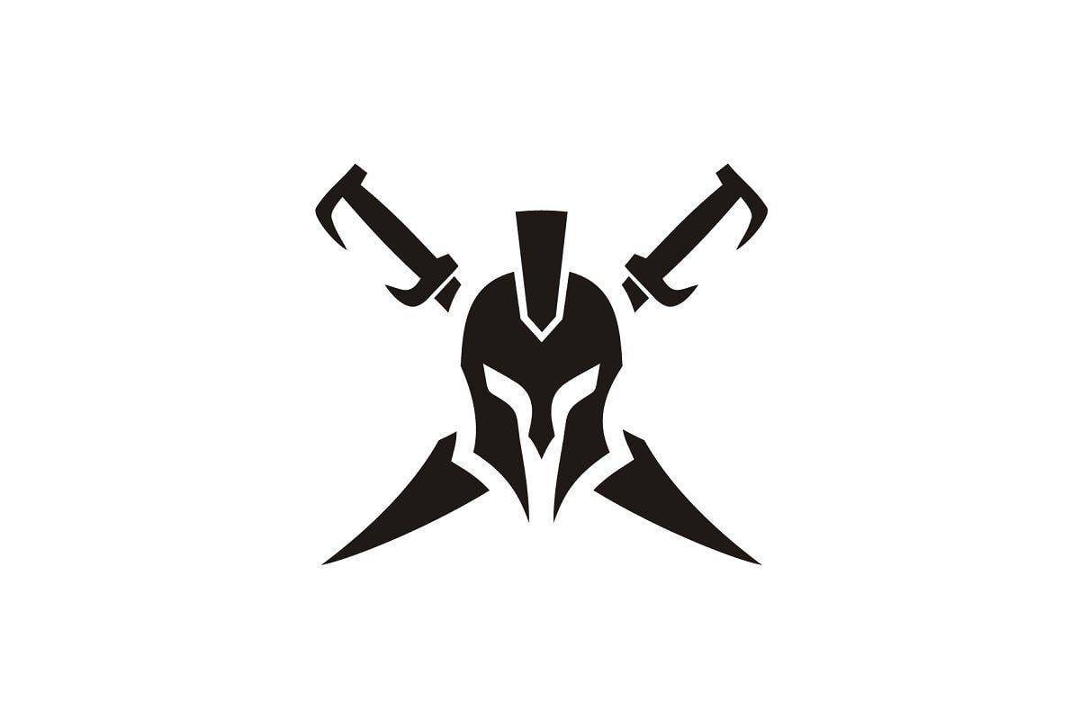 Fight Logo - Sparta & Swords Fight Club Logo