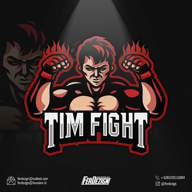 Fight Logo - Client Project Tim Fight Logo DesignTim Fight are Indonesian Mobile