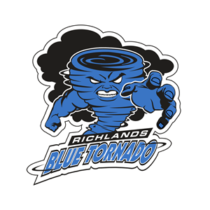 Tornadoes Logo - Richlands Blue Tornadoes Football Boys. Digital Scout live