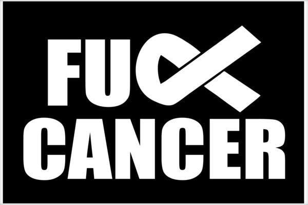 Fight Logo - Fuck Cancer Fight Logo Poster