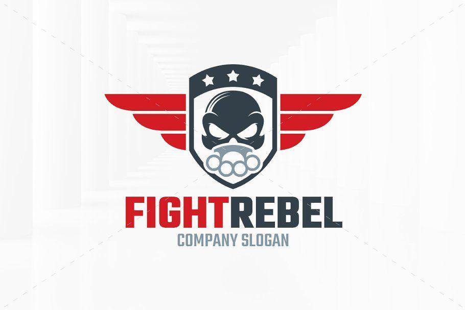 Fight Logo - Fight Rebel Logo Template