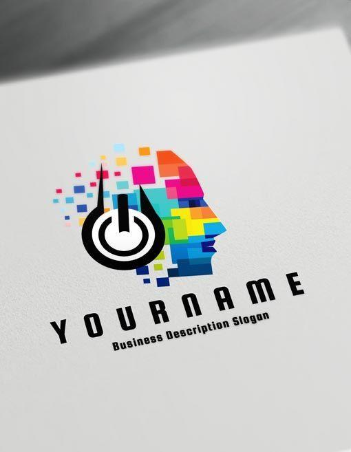 DJ Logo - Music Logo Maker Online Create a Logo D.J logos | Creative Art Logos ...