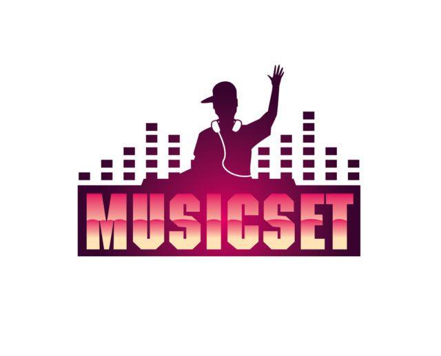 DJ Logo - Music Set DJ Logo