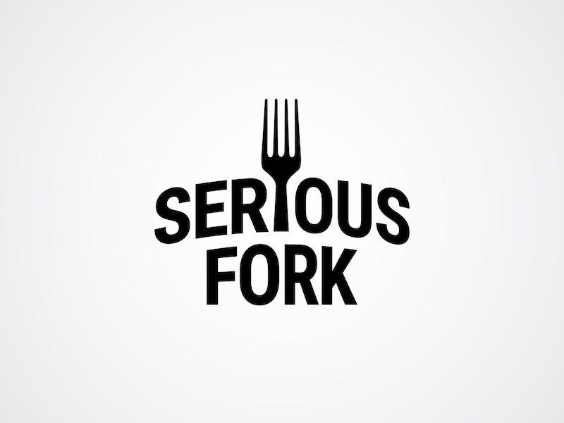 Fork Logo - Serious Fork Logo by Jack Wassiliauskas on Dribbble