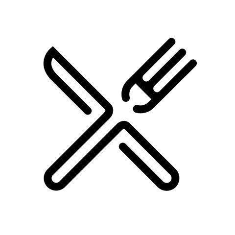 Fork Logo - Best Knife Fork Icons Symbol Logo images on Designspiration