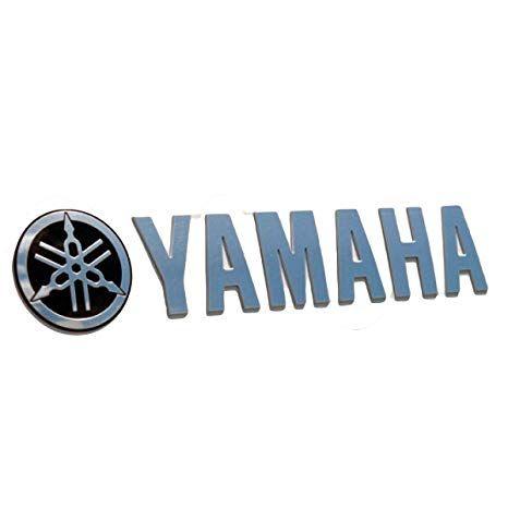 Fork Logo - OEM Yamaha Tuning Fork Logo 3D Emblem Silver Black SBT