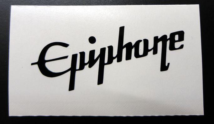 Epiphone Logo - Epiphone Guitar Logo Sticker