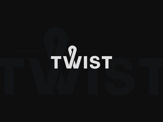 Twiist Logo - Creative Lettermark & Wordmark Logo Designs