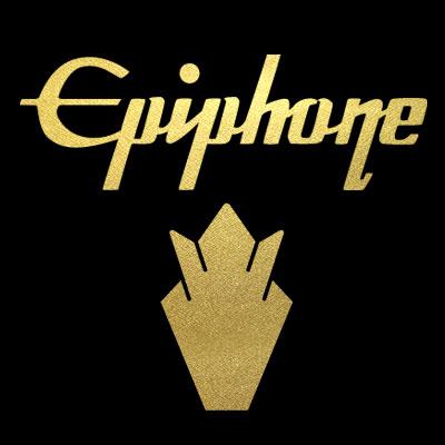 Epiphone Logo - Epiphone Standard Self Adhesive Crown Pack - Guitar Headstock Logo ...