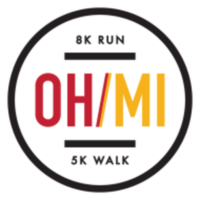 8K Logo - Ohio Michigan 8k 5k, OH Mile