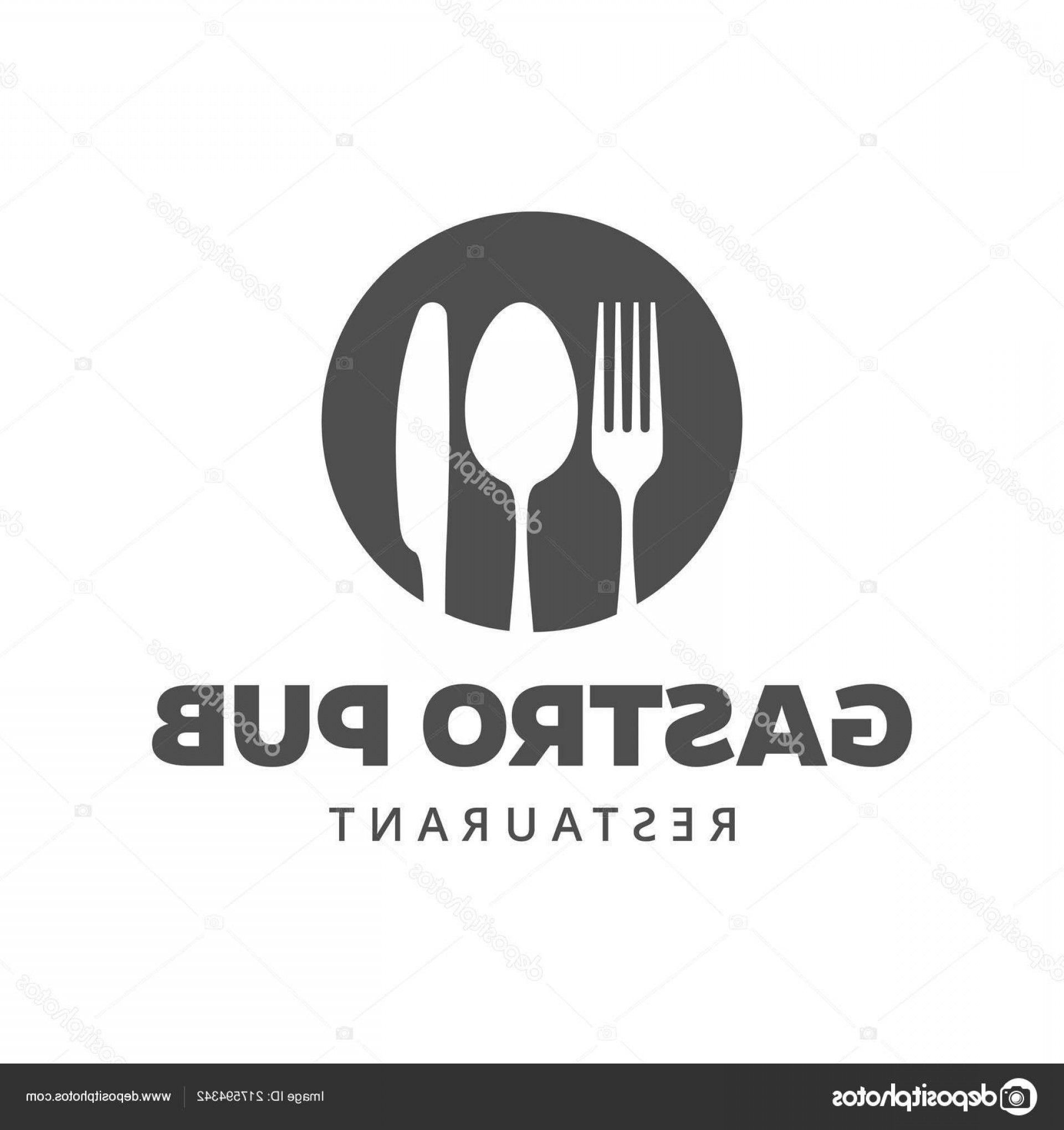 Fork Logo - Stock Illustration Food Vector Logo With Fork | HandandBeak