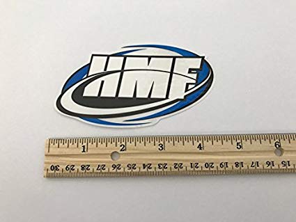 HMF Logo - HMF Exhaust Decal Emblem Logo Sticker Size 4.5