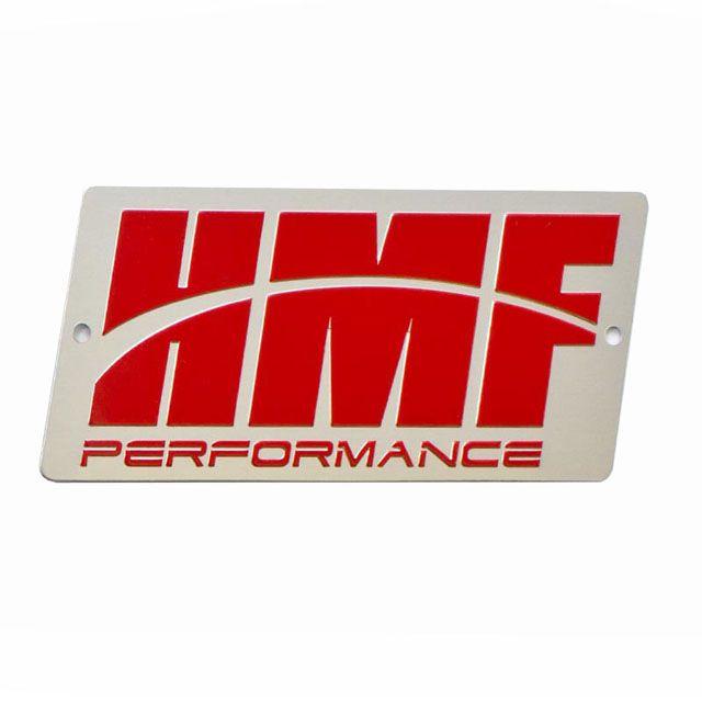 HMF Logo - HMF Performance Series Exhaust Nameplate Red