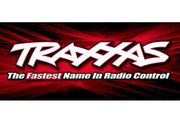 Traxxas Logo - Traxxas® racing banner, red & black (3x7 feet)