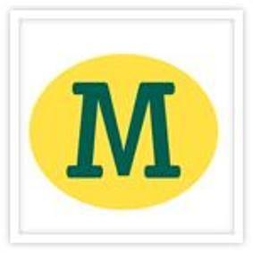 Yellow and Green M Logo - DigInPix