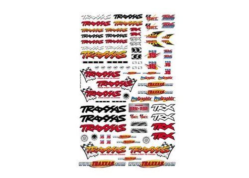 Traxxas Logo - Traxxas Official Team Traxxas Racing Decal Set (flag Logo/ 6 Color), 9950
