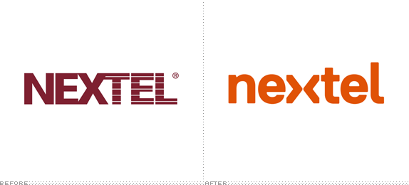 Nextel Logo - Brand New: X Connects the Spot