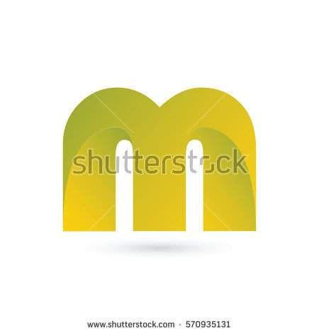 Green and Yellow Company Logo - 3d initial letter m logo typography design for brand and company ...