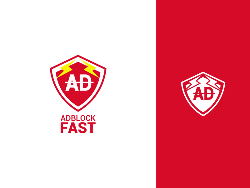 Adblock Logo - Adblock Fast Logo Design by Anhar Ismail on Dribbble