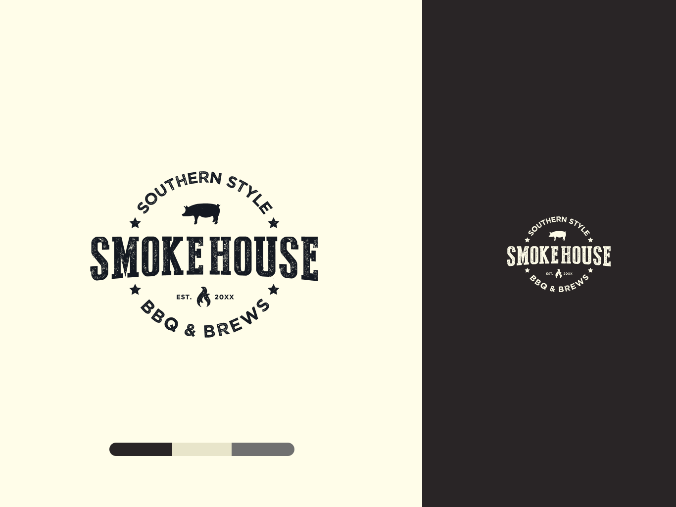 Smokehouse Logo - Smokehouse Logo ID Concept by Matt Nemetz on Dribbble