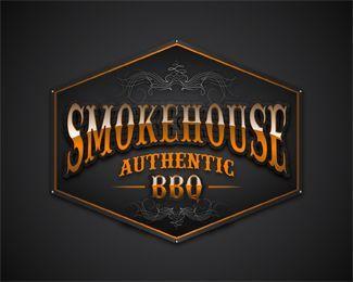 Smokehouse Logo - Smokehouse Restaurant | SmokeHouse BBQ Logo Design Details | Logo ...