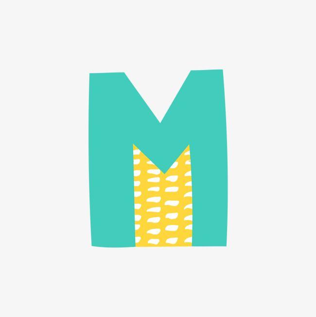 Blue and Yellow Capital M Logo - Yellow Green Capital Letter M, Green Vector, Letter Vector, Yellow ...