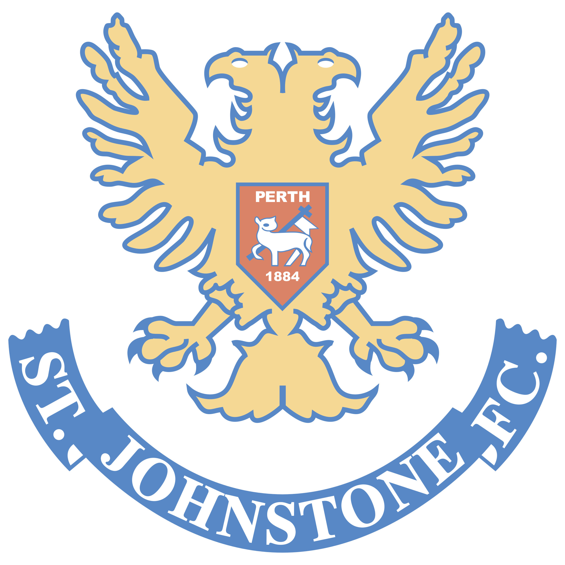 Johnstone Logo - St Johnstone FC Logo PNG Transparent & SVG Vector - Freebie Supply