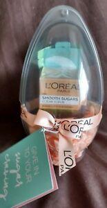 SUAL'Oreal Logo - Details about L'OREAL SMOOTH SUGARS CLEAR SCRUB, PURE CLAY PURITY MASK, HYDRA GENIUS ALOE WATER