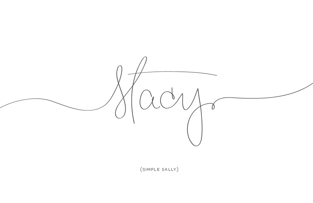 Stacy Logo - Handwritten name logo | Stacy | by Simple Sally Designs | www ...