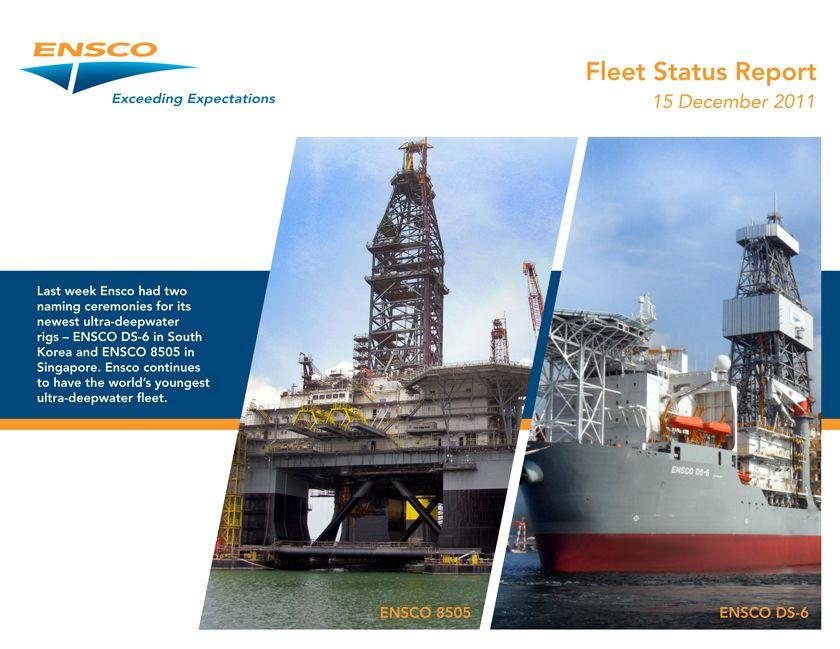 Ensco Logo - Fleet Status Report