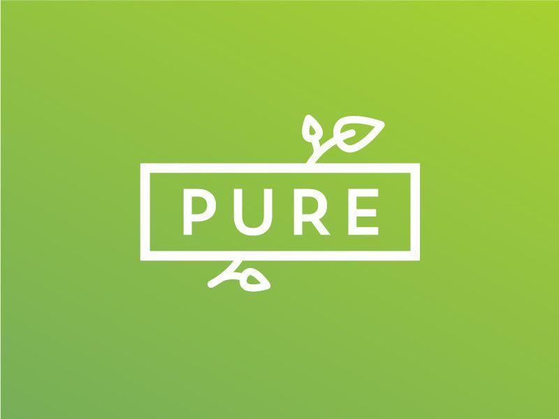 Pure Logo - Pure Cafe Logo by Viktor Ostrovsky on Dribbble