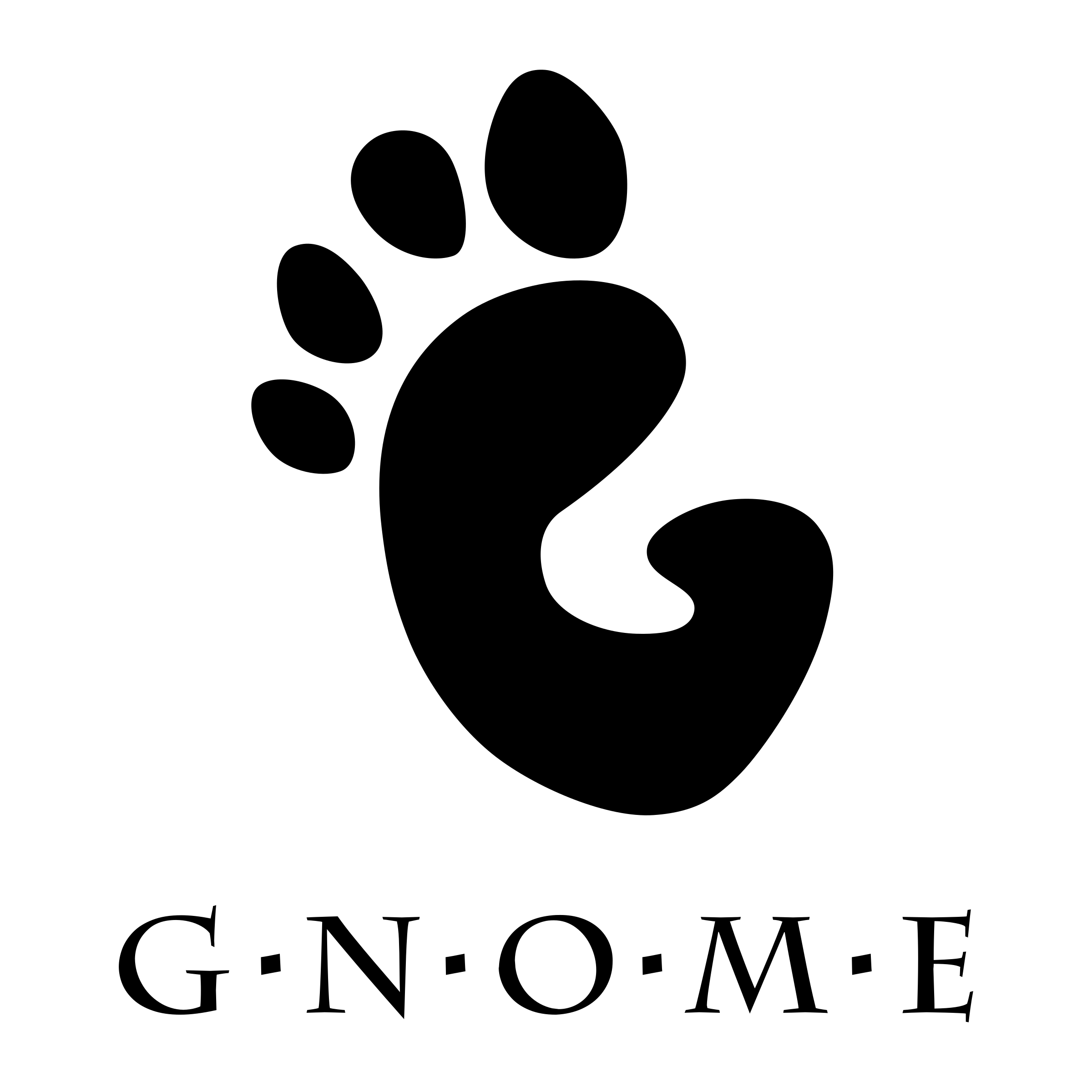 Gnome Logo - Gnome GNU Linux Logo PNG Transparent & SVG Vector - Freebie Supply